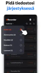 Ääninauhuri, Äänen Tallennus screenshot