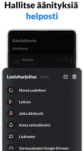 Ääninauhuri, Äänen Tallennus screenshot