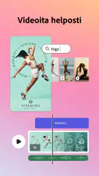 Adobe Express: AI-kuva, video screenshot