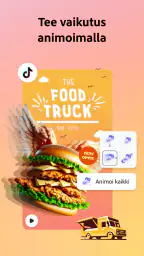 Adobe Express: AI-kuva, video screenshot