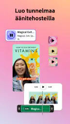 Adobe Express: AI-kuva, video screenshot