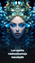AI Art Generator -sovellus screenshot