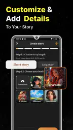 AI Story Generator Novel Maker screenshot