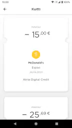 Aktia Wallet screenshot