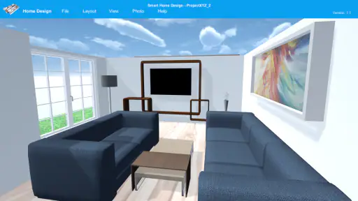 Älykkään kodin suunnittelu screenshot
