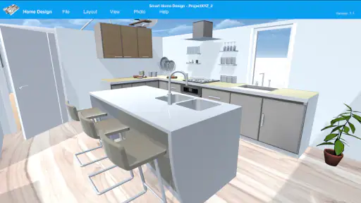 Älykkään kodin suunnittelu screenshot