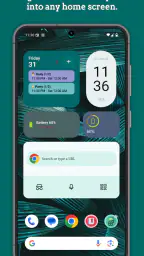 Android Widgets (Material U) screenshot