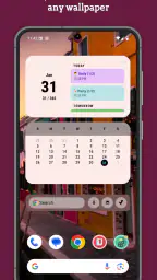 Android Widgets (Material U) screenshot
