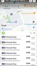 AnyTrip: live transit tracker screenshot