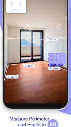 AR Plan 3D Mittanauha, Viivain screenshot