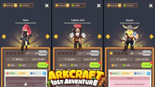Arkcraft - Idle Adventure screenshot