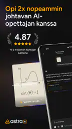 Astra AI: Opiskelu ja kokeet screenshot