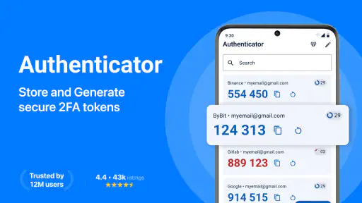 Authenticator screenshot