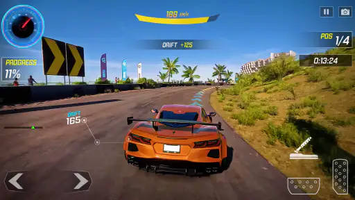 Auto kilpa- Ja Ajo pelit screenshot