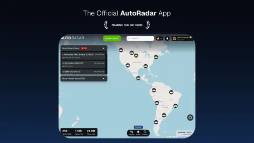 AutoRadar: Carspotting Map screenshot