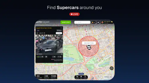 AutoRadar: Carspotting Map screenshot