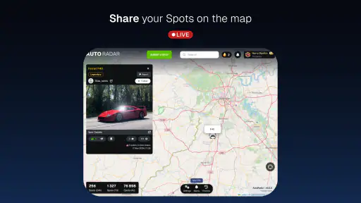 AutoRadar: Carspotting Map screenshot