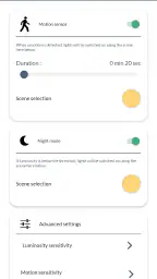 AwoX HomeControl screenshot