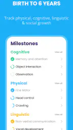 Baby Leap: Milestone Tracker screenshot