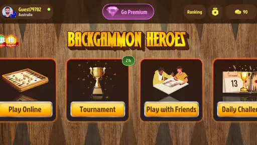 Backgammon Heroes screenshot