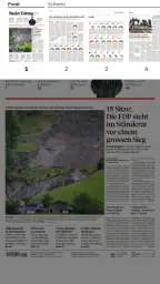 Basler Zeitung E-Paper screenshot