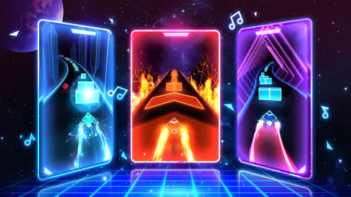 Beat Rush: Cyber Neon Rhythm screenshot