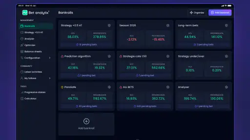 Bet-Analytix: Vetojen seuranta screenshot