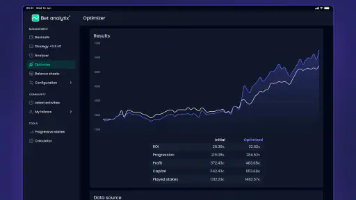 Bet-Analytix: Vetojen seuranta screenshot