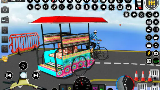 Bicycle Rickshaw Driving Games screenshot