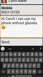 BIG SMS senioreille screenshot