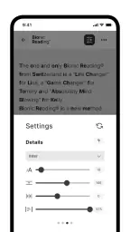 Bionic Reading® screenshot