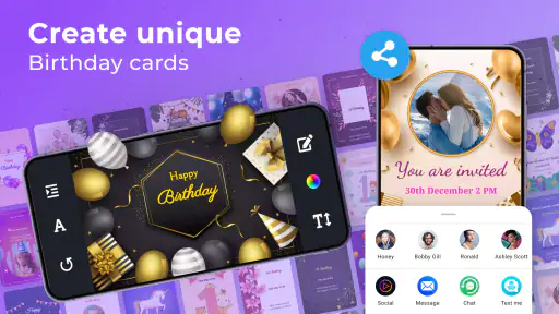 Birthday Invitation Card Maker screenshot