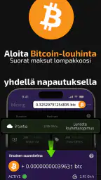 Bitcoin-louhija (krypto) screenshot