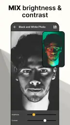Black and White Photo Editor screenshot
