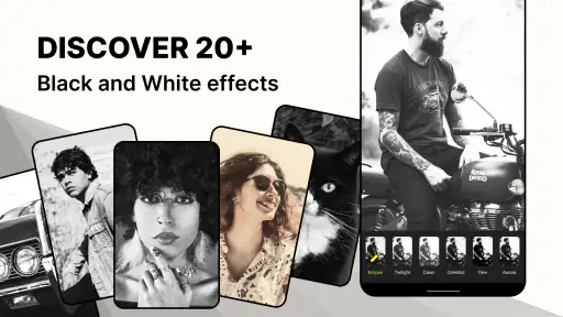 Black and White Photo Editor screenshot