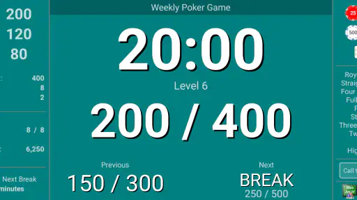 Blinds Are Up! Poker Timer screenshot