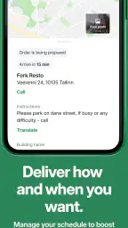 Bolt Food Courier screenshot