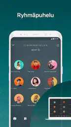 BOTIM - videopuh ja chat screenshot