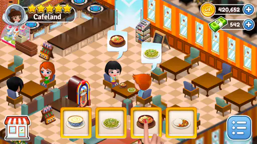 Cafeland - Restaurant Cooking screenshot
