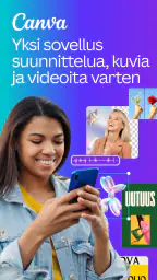 Canva: suunnittelu/kuva/video screenshot