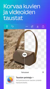 Canva: suunnittelu/kuva/video screenshot