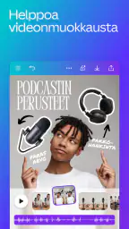 Canva: suunnittelu/kuva/video screenshot