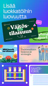 Canva: suunnittelu/kuva/video screenshot