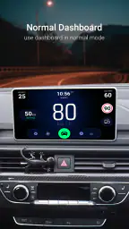 Car Dashboard Speedometer HUD screenshot