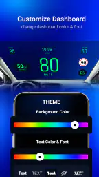 Car Dashboard Speedometer HUD screenshot