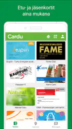 Cardu : Etu- ja jäsenkortit screenshot