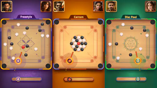 Carrom Go-Disc Board Game screenshot