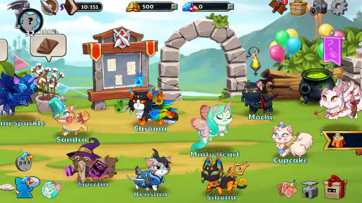 Castle Cats - Idle Hero RPG screenshot