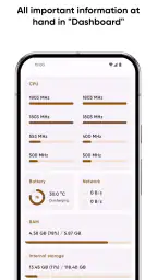 Castro Premium - system info screenshot