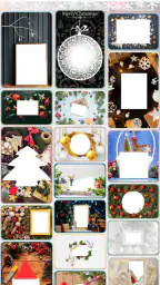 Christmas Photo Frames Editor screenshot